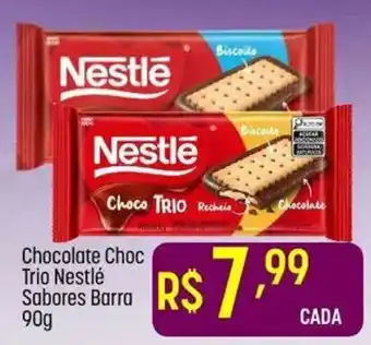 Chocolate Choc Trio Nestlé Sabores Barra