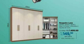 Lojas TaQi Roupeiro Luna oferta