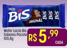 Muffato Wafer lacta bis sabores pacote oferta