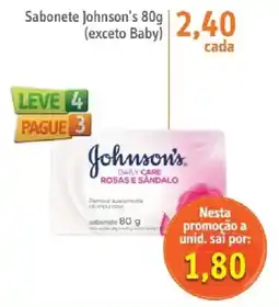 Sonda Sabonete johnson's oferta
