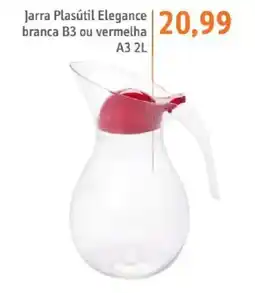 Sonda Jarra Plasútil Elegance branca B3 ou vermelha A3 oferta