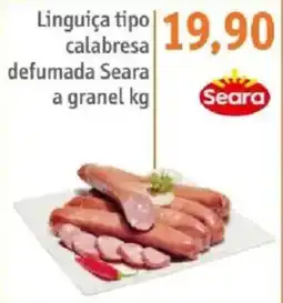 Sonda Linguiça tipo calabresa defumada Seara a granel kg oferta