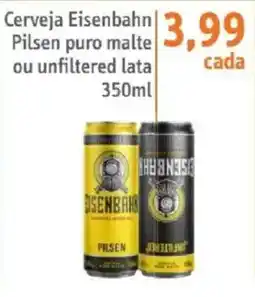 Sonda Cerveja Eisenbahn Pilsen puro malte ou unfiltered oferta