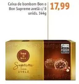 Sonda Caixa de bombom bon o bon supreme avelã oferta
