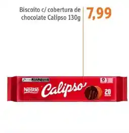 Sonda Biscoito c/ cobertura de chocolate Calipso oferta