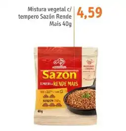 Sonda Mistura vegetal c/ tempero sazon rende mais oferta