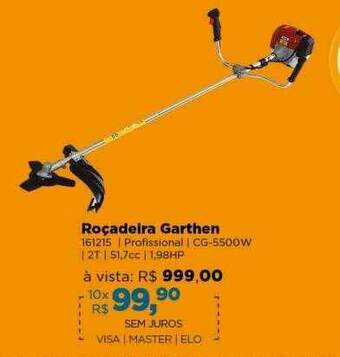 Lojas TaQi Roçadeira Garthen oferta