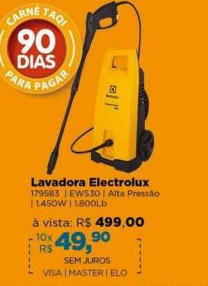 Lojas TaQi Lavadora Electrolux oferta