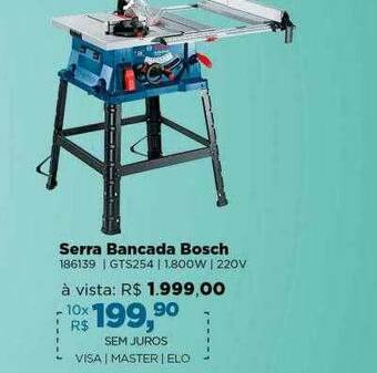 Lojas TaQi Serra Bancada Bosch oferta