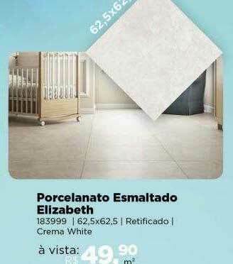 Lojas TaQi Porcelanato Esmaltado Elizabeth oferta