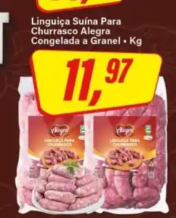 Rede Supermarket Linguiça Suína Para Churrasco Alegra oferta