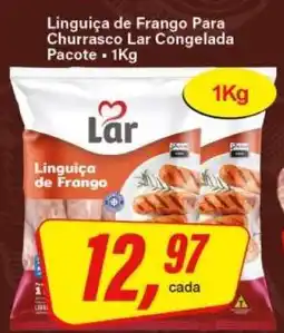 Rede Supermarket Linguiça de Frango Para Churrasco Lar Congelada oferta