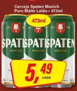 Rede Supermarket Cerveja Spaten Munich oferta