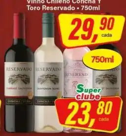 Rede Supermarket Vinho Chileno Concha Y Toro Reservado oferta