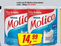 Rede Supermarket Leite em Pó Molico Desnatado oferta