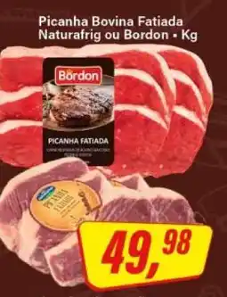 Rede Supermarket Picanha Bovina Fatiada Naturafrig ou Bordon oferta