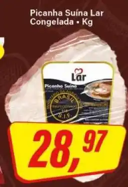 Rede Supermarket Picanha Suína Lar oferta