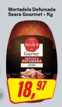 Rede Supermarket Mortadela Defumada Seara Gourmet oferta