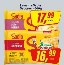 Rede Supermarket Lasanha Sadia Sabores oferta