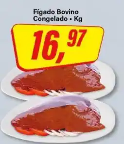 Rede Supermarket Fígado bovino congelado oferta