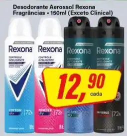 Rede Supermarket Desodorante Aerossol Rexona oferta