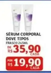 Assaí Atacadista SÉRUM CORPORAL DOVE TIPOS oferta