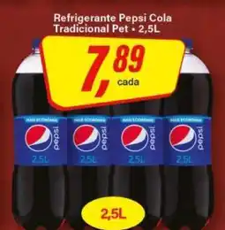 Rede Supermarket Refrigerante Pepsi Cola Tradicional Pet - 2,5L oferta
