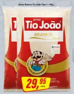 Rede Supermarket Arroz Branco Tio João Tipo 1 - 5Kg oferta