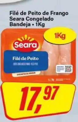 Rede Supermarket Filé de Peito de Frango Seara Congelado oferta