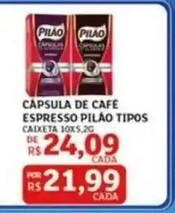 Assaí Atacadista Cápsula de Café Espresso Pilão Tipos oferta