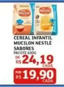 Assaí Atacadista Cereal Infantil Mucilon Nestlé Sabores oferta