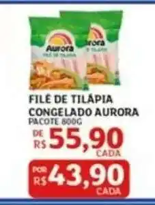 Assaí Atacadista Filé de Tilápia Congelado Aurora oferta