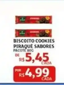 Assaí Atacadista Biscoito Cookies Piraquê Sabores oferta