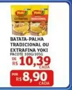 Assaí Atacadista Batata Palha Tradicional ou Extrafina Yoki oferta
