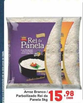 Rede Super Compras Arroz Branco Parboilizado Rei Da Panela oferta