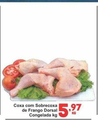Rede Super Compras Coxa Com Sobrecoxa De Frango Dorsal Congelada Kg oferta