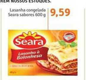 Sonda Lasanha Congelada Seara Sabores oferta