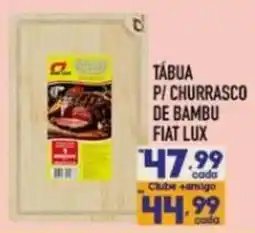 Supermercados Avenida Tábua p/ churrasco de bambu fiat lux oferta