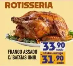 Supermercados Avenida Frango assado c/ batatas unid. oferta