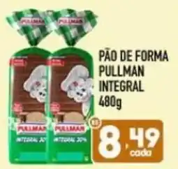 Supermercados Avenida pão de forma pullman integral oferta