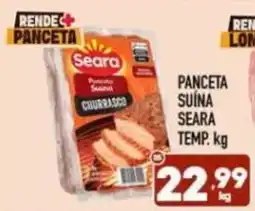 Supermercados Avenida Panceta suína seara churrasco oferta