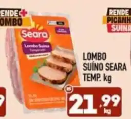Supermercados Avenida Lombo suíno seara oferta