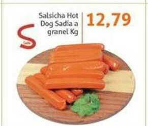 Sonda Salsícha Hot Dog Sadia A Granel Kg oferta