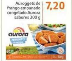 Sonda Auroggets De Frango Empanado Congelado Aurora oferta