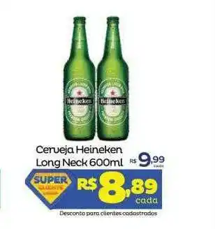 Super Lagoa Cerveja Heineken Long Neck oferta