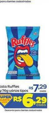 Super Lagoa Batata Ruffles Varios Tipos oferta