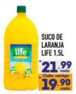 Supermercados Avenida suco de laranja life 1.5l oferta