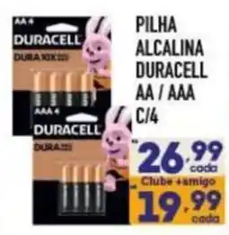 Supermercados Avenida Pilha alcalina duracell aa / aaa oferta