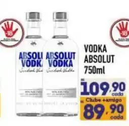 Supermercados Avenida vodka absolut oferta
