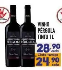 Supermercados Avenida vinho pérgola tinto oferta